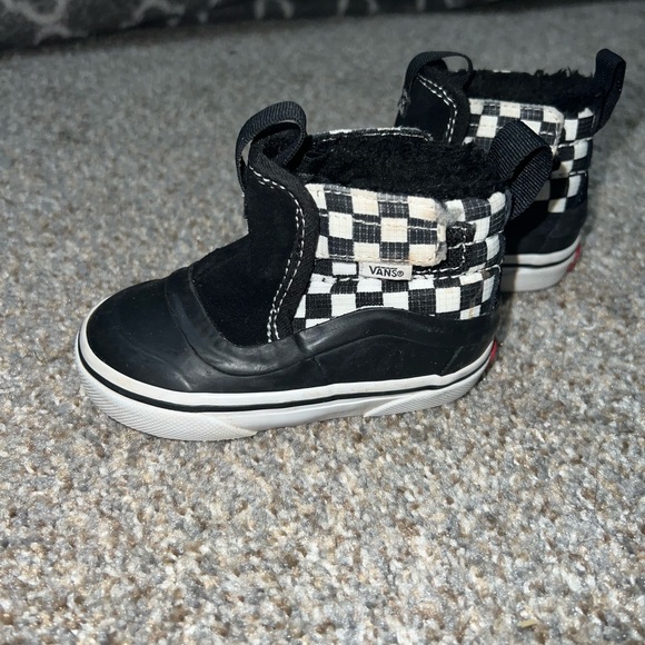 Vans Other - Vans. Size 4. Black and white checkered snow/rain boot